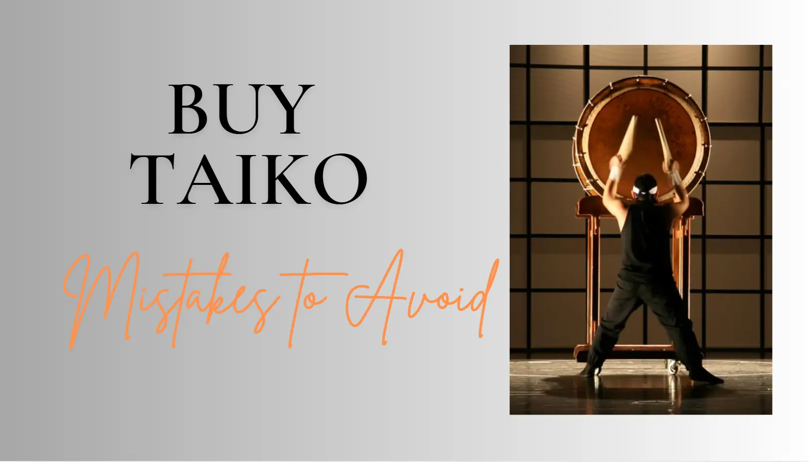 Before Buying a Taiko Drum: Five Mistakes to Avoid