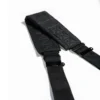 JINLEI katsugi strap, close-up of padded shoulder section with reinforced stitching and adjustable buckle