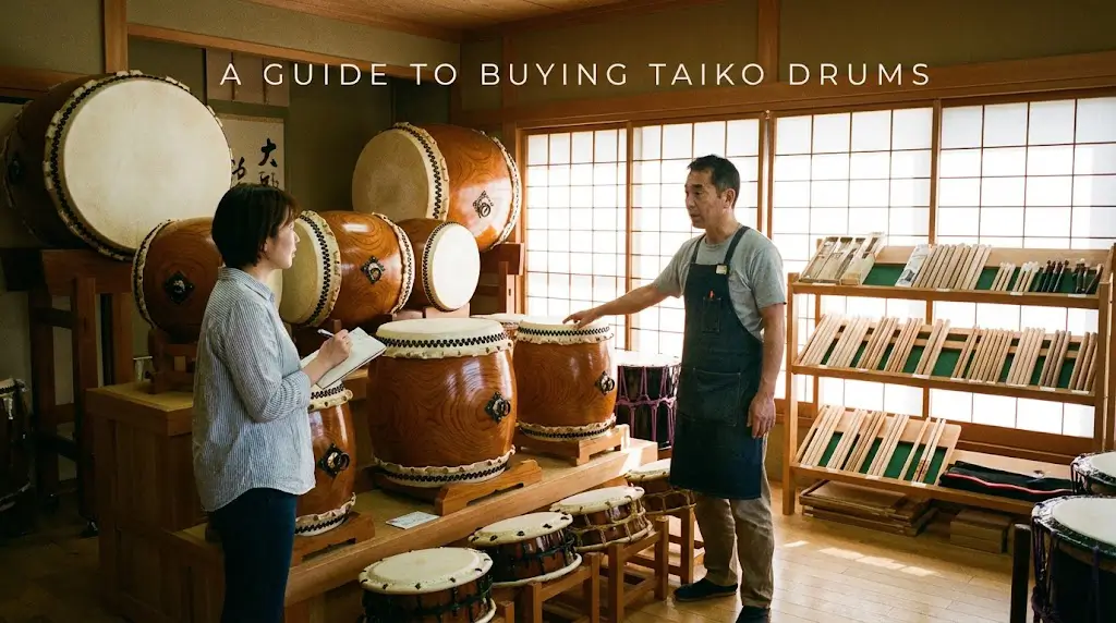 Guide to choosing taiko drum size and material